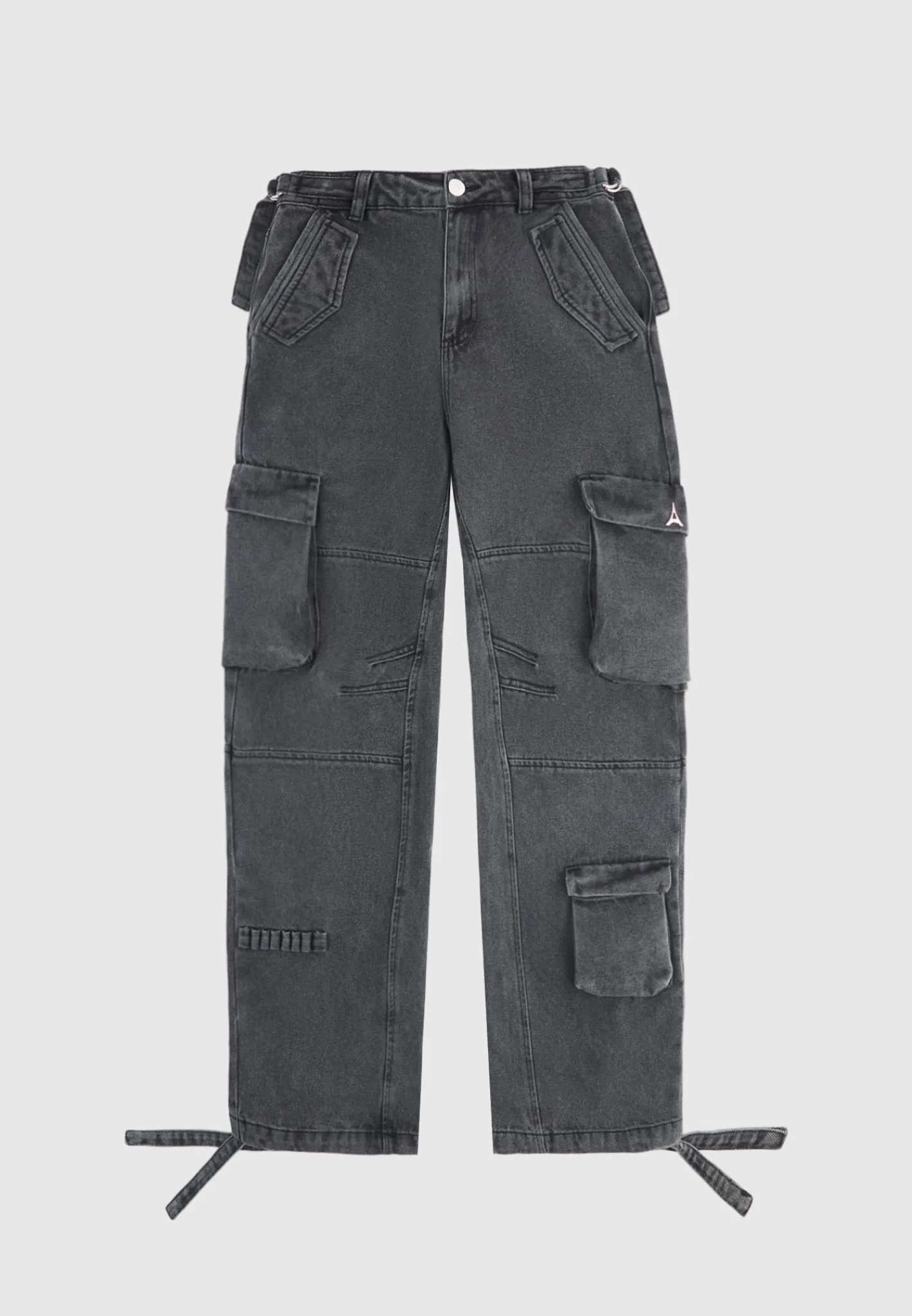 Mid Rise Cargo Pants - Washed Grey^Manière De Voir Online