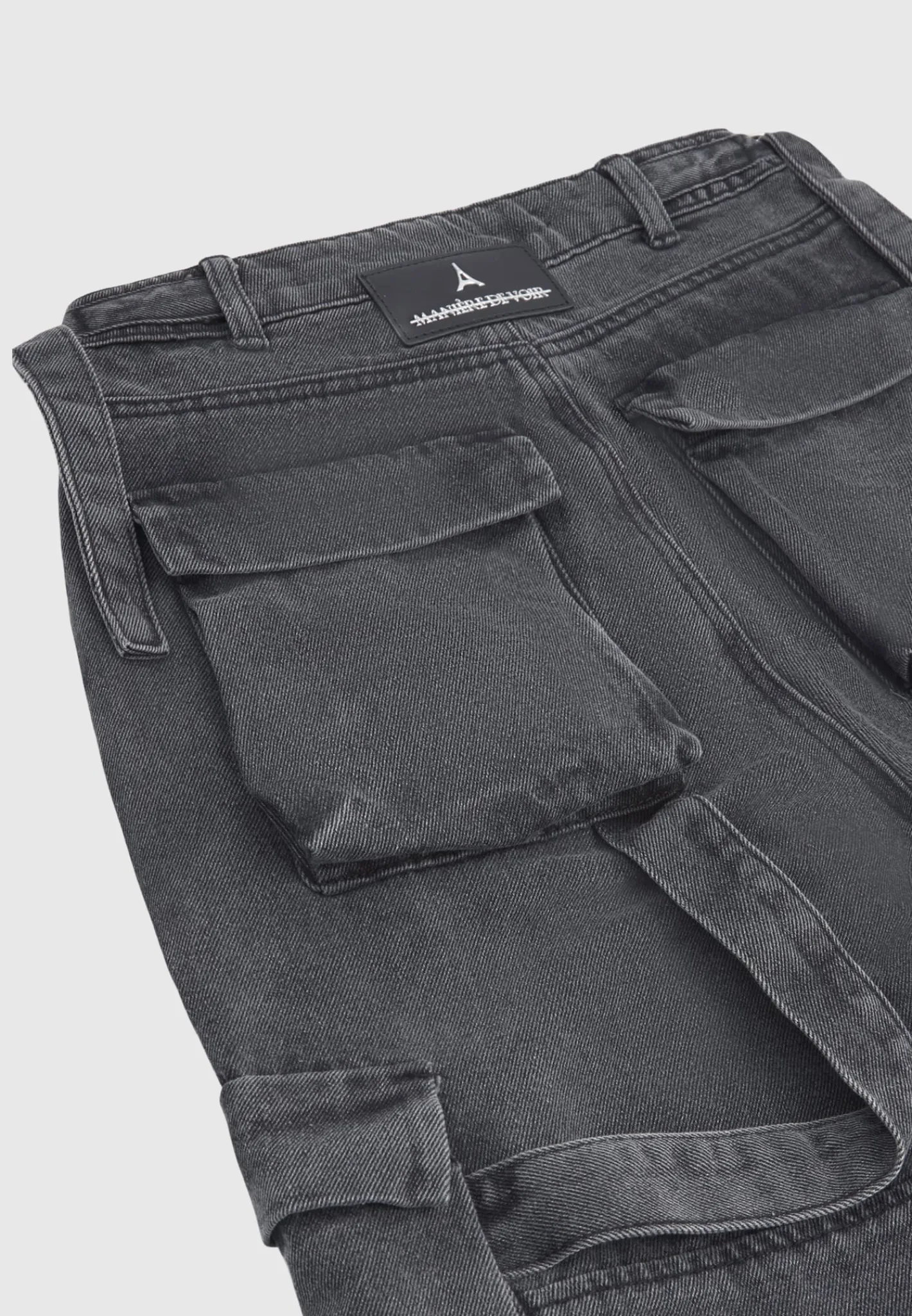 Mid Rise Cargo Pants - Washed Grey^Manière De Voir Online