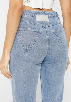Mid Rise Flared Jeans - Mid Blue^Manière De Voir Hot