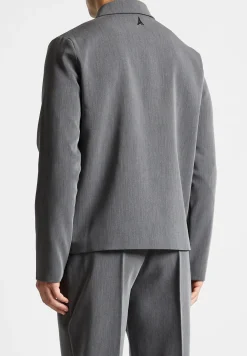 Minimal Boxy Jacket - Dark Grey^Manière De Voir Discount