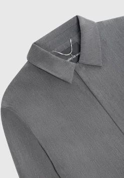 Minimal Boxy Jacket - Dark Grey^Manière De Voir Discount