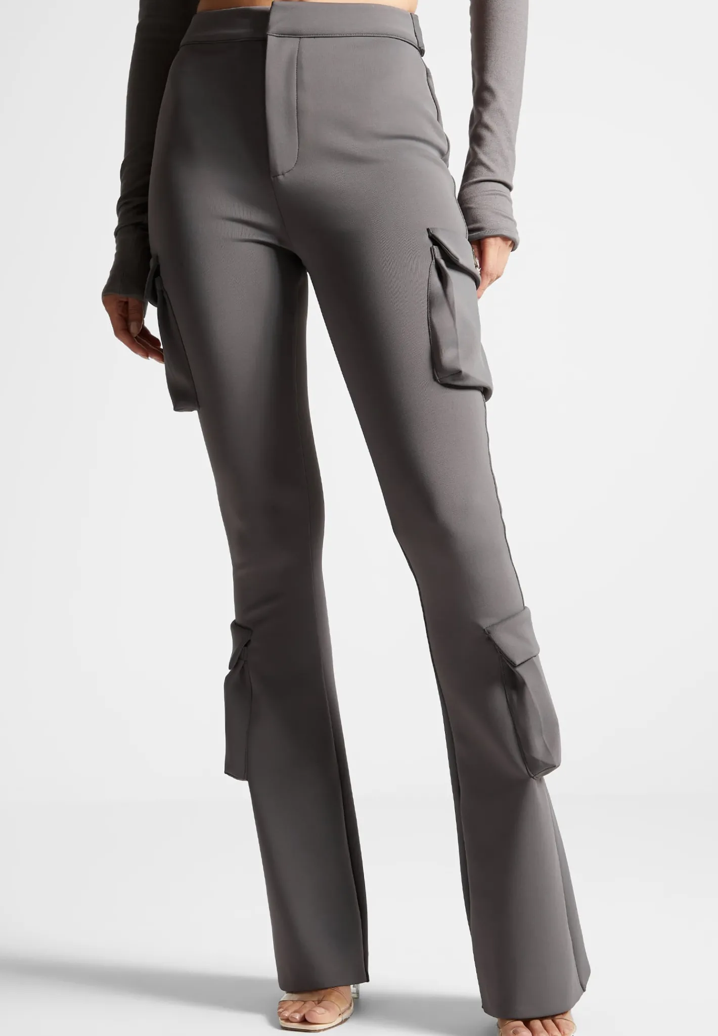 Neoprene Cargo Fit and Flare Leggings -^Manière De Voir Clearance