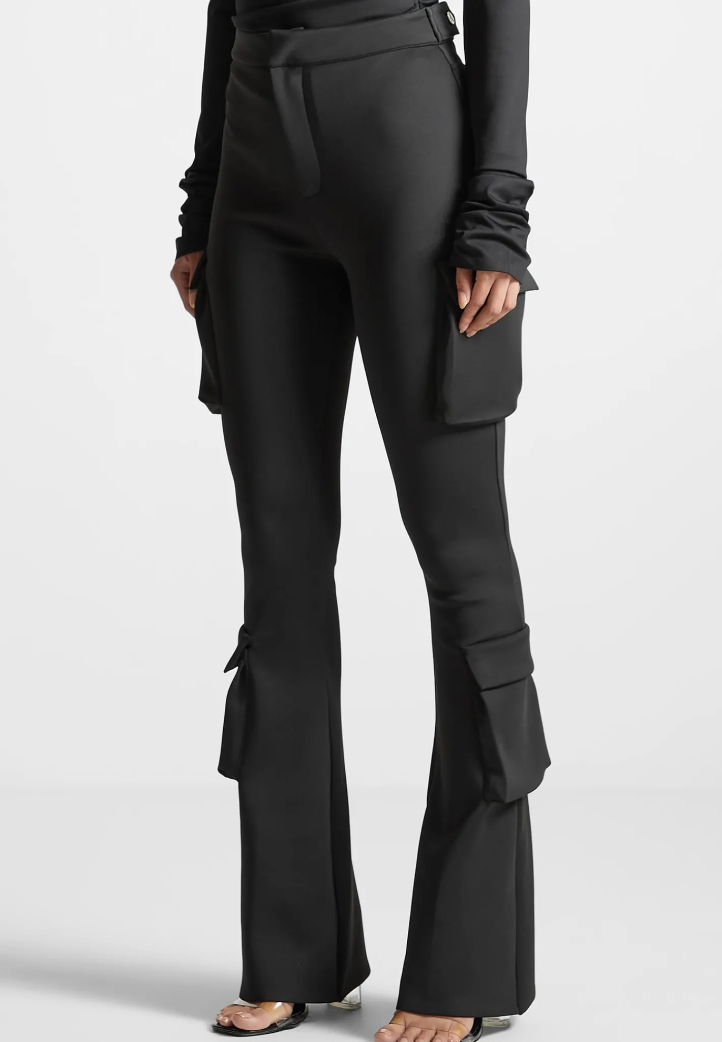 Neoprene Cargo Fit and Flare Leggings -^Manière De Voir Sale