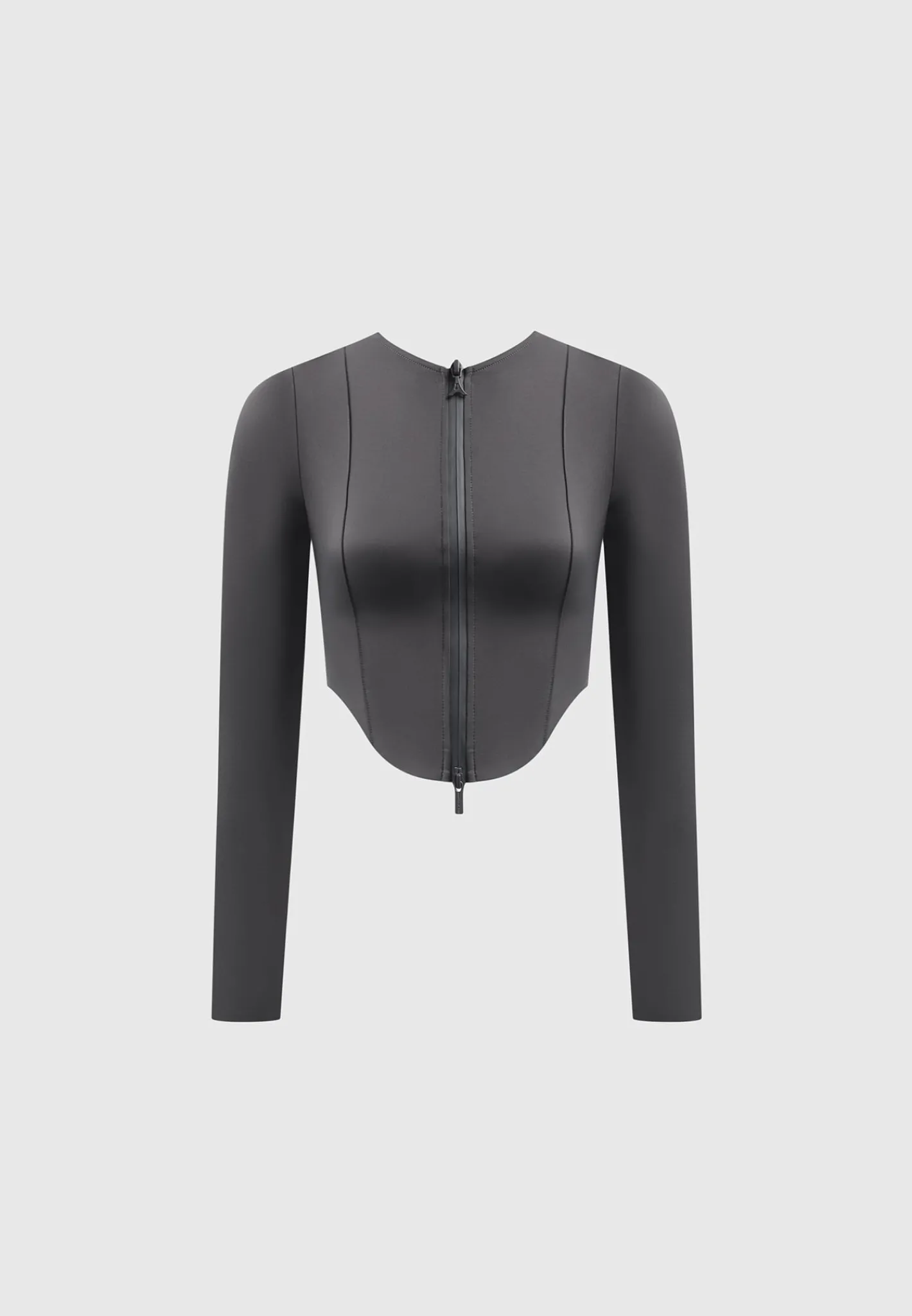 Neoprene Corset Jacket - Charcoal Grey^Manière De Voir Hot