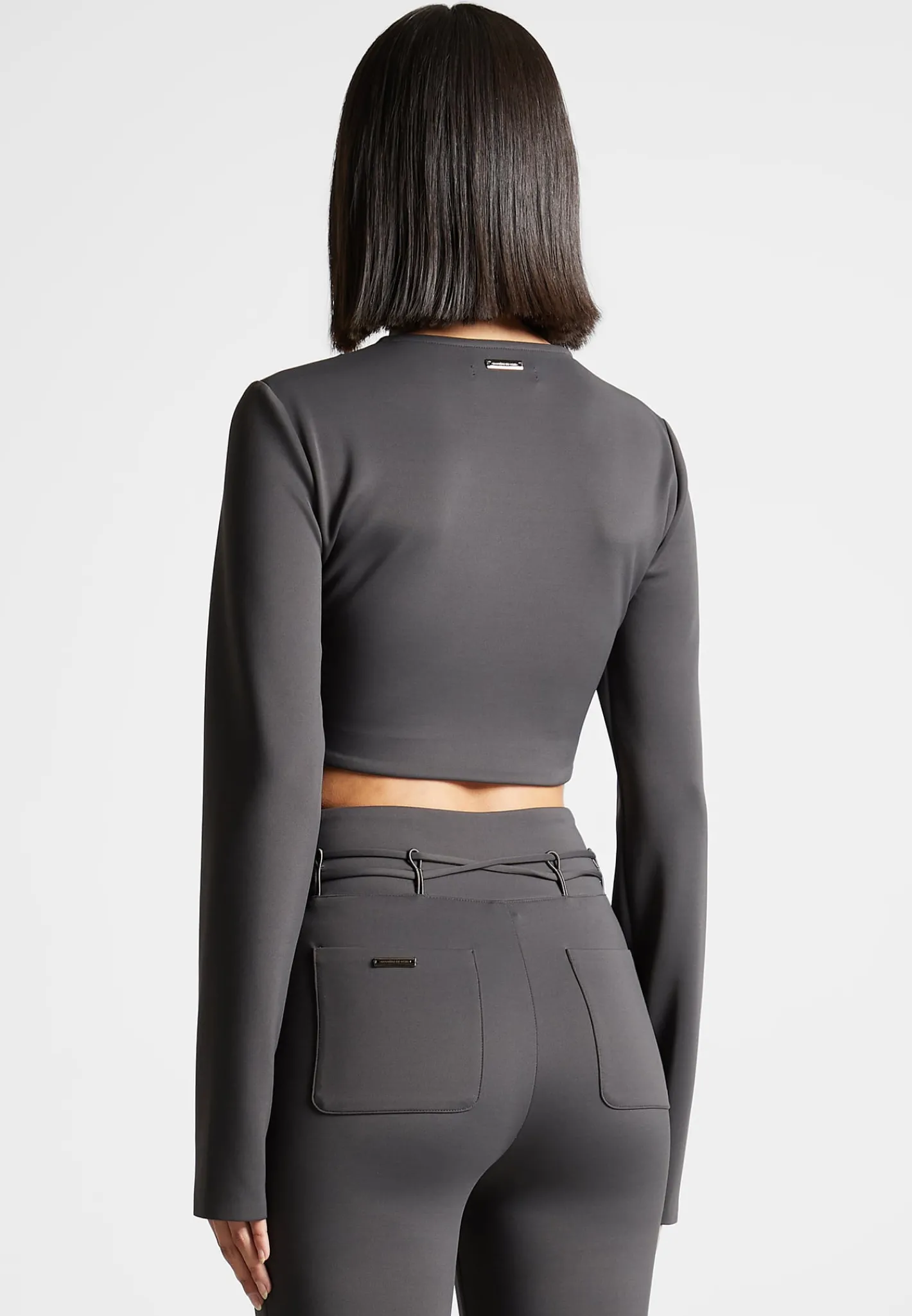 Neoprene Corset Jacket - Charcoal Grey^Manière De Voir Hot