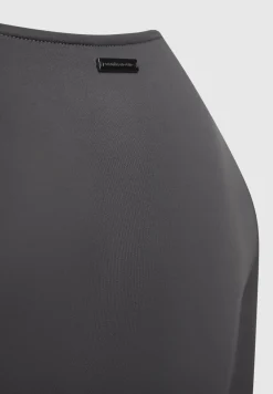 Neoprene Corset Jacket - Charcoal Grey^Manière De Voir Hot