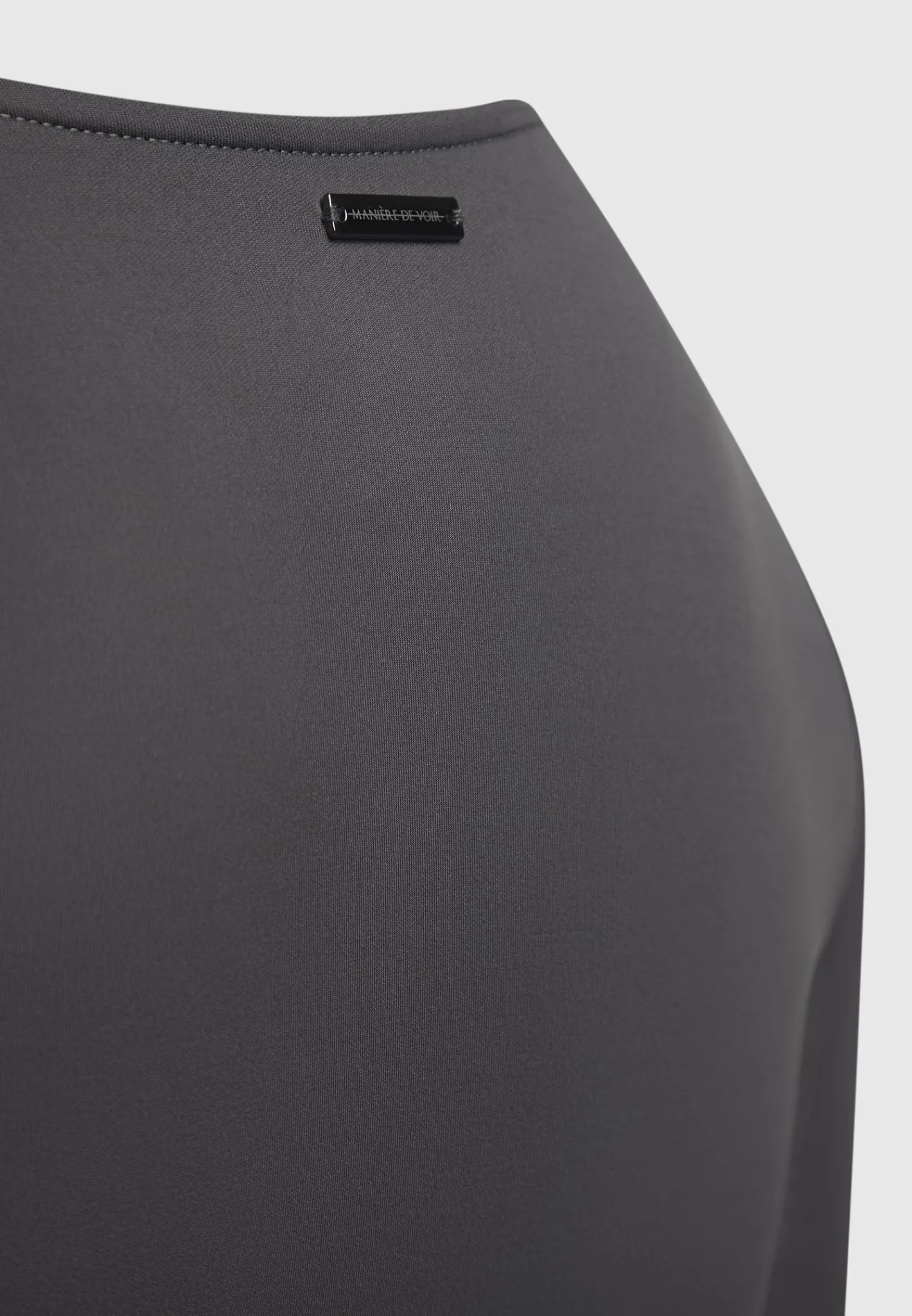 Neoprene Corset Jacket - Charcoal Grey^Manière De Voir Hot