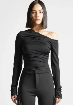 Neoprene Gathered Bodysuit -^Manière De Voir Fashion