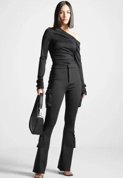 Neoprene Gathered Bodysuit -^Manière De Voir Fashion