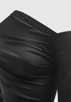 Neoprene Gathered Bodysuit -^Manière De Voir Fashion