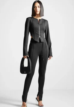 Neoprene Tie Detail Leggings -^Manière De Voir Outlet