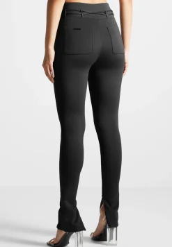Neoprene Tie Detail Leggings -^Manière De Voir Outlet