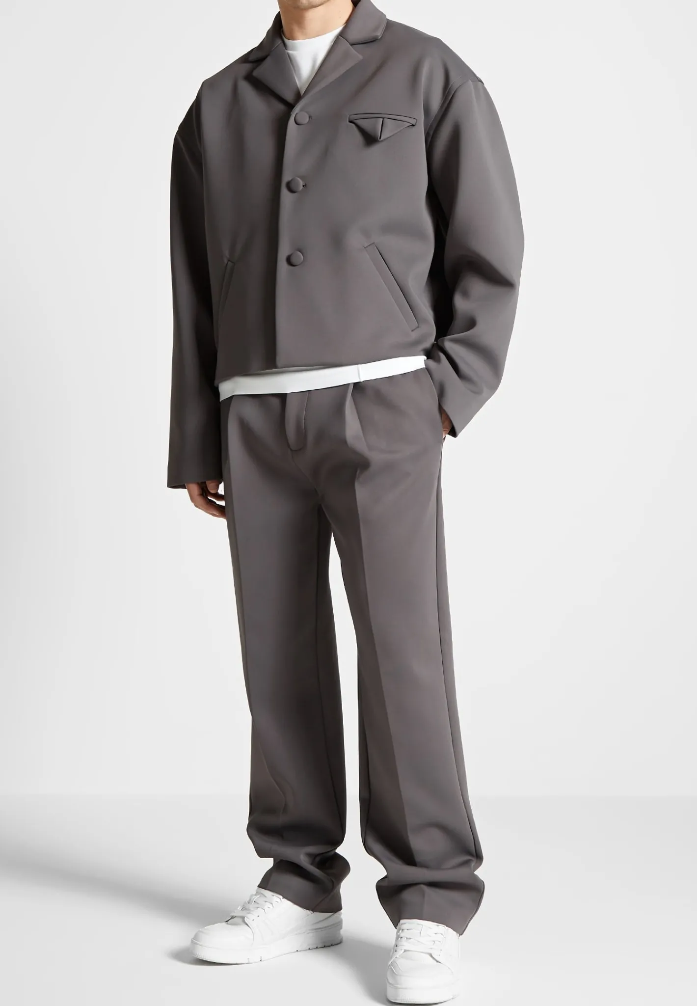 Neoprene Trousers with Pleat -^Manière De Voir Best