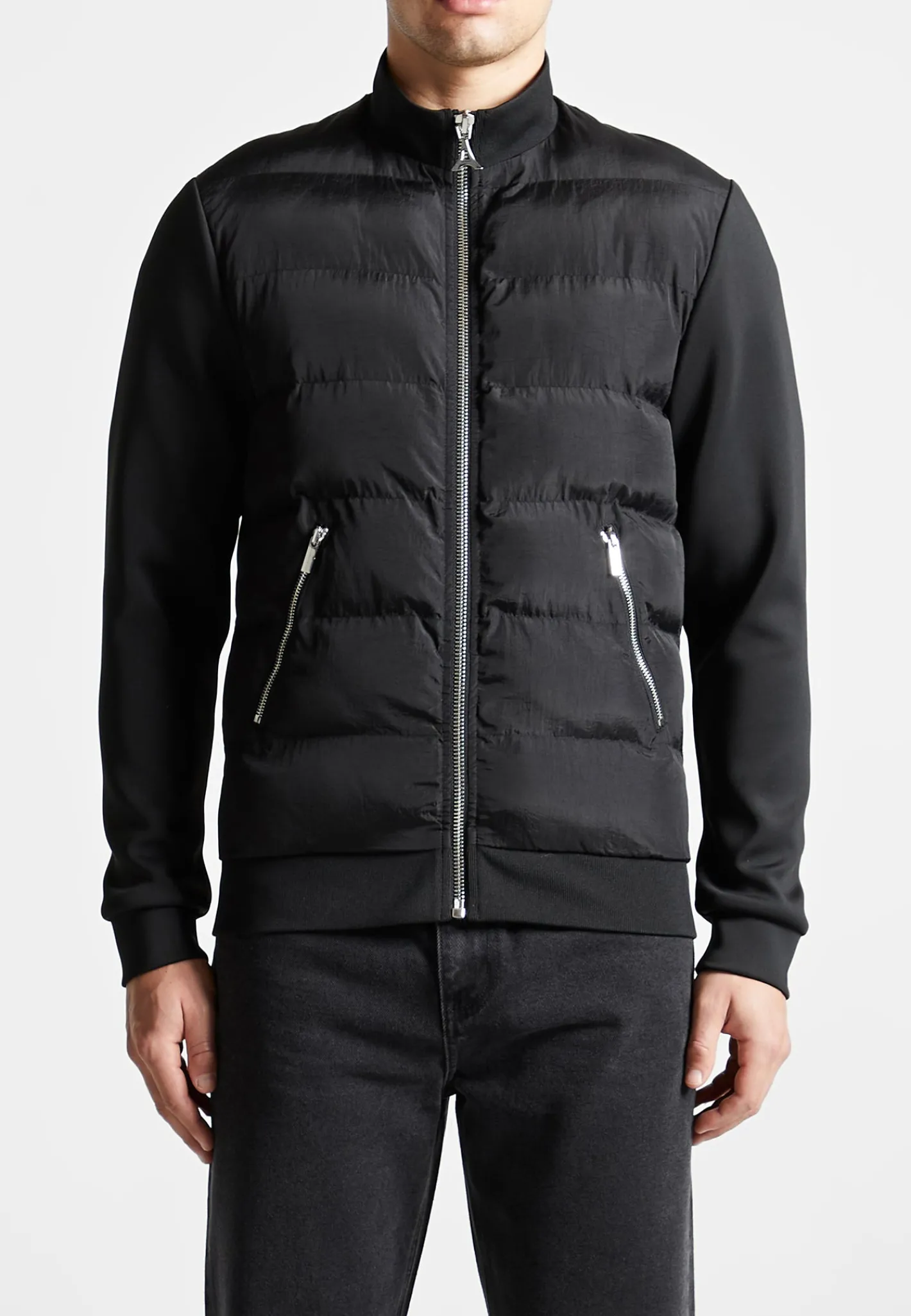 Nylon and Neoprene Quilted Jacket -^Manière De Voir Online