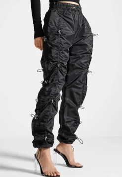 Nylon Bungee Ruched Cargo Pants -^Manière De Voir New