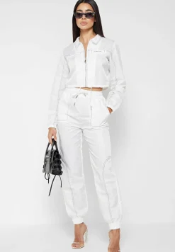 Nylon Contrast Stitch Track Jacket -^Manière De Voir Sale