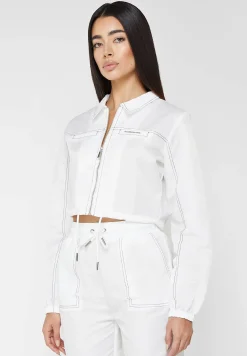 Nylon Contrast Stitch Track Jacket -^Manière De Voir Sale