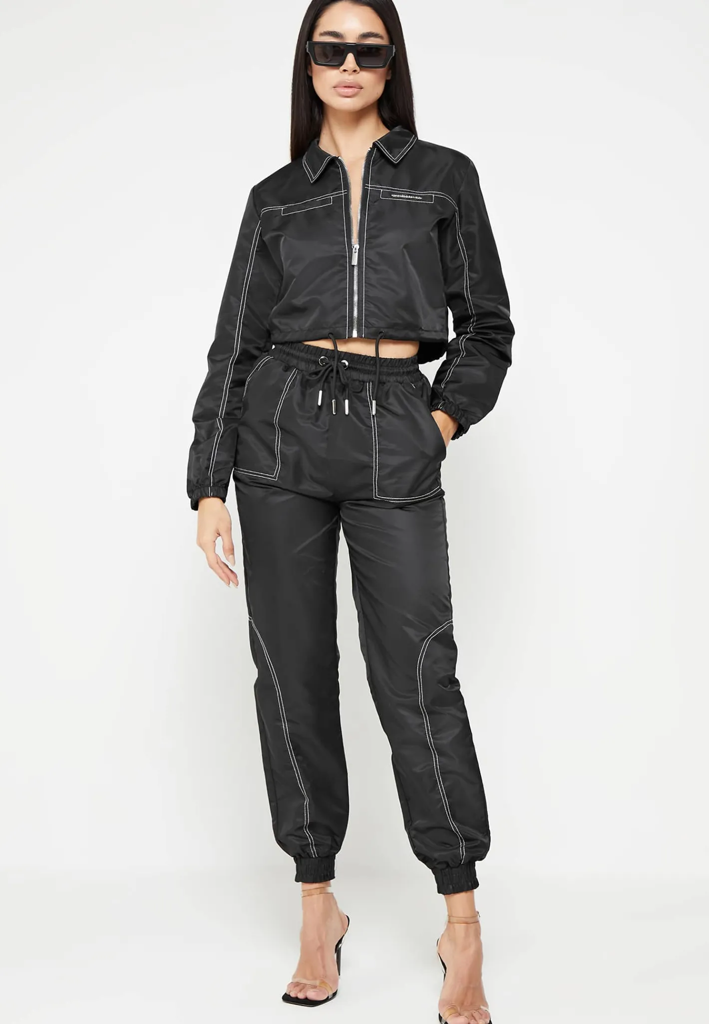 Nylon Contrast Stitch Track Pants -^Manière De Voir Discount