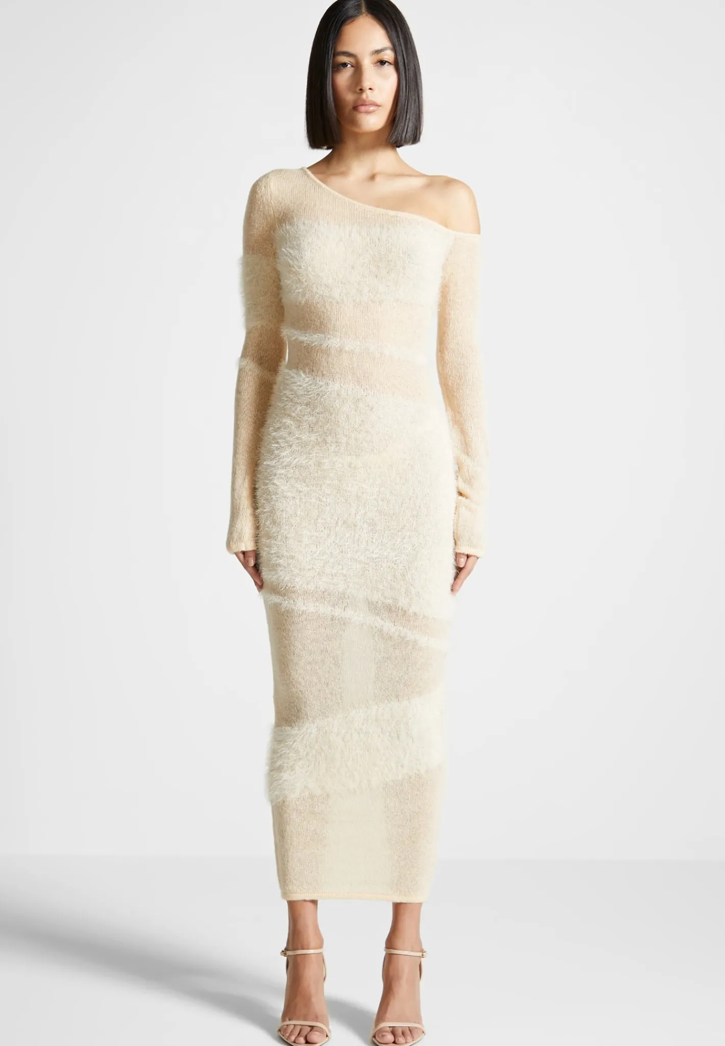 Off Shoulder Knitted Maxi Dress -^Manière De Voir Discount