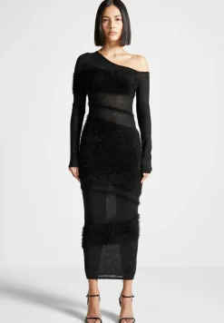 Off Shoulder Knitted Maxi Dress -^Manière De Voir Hot