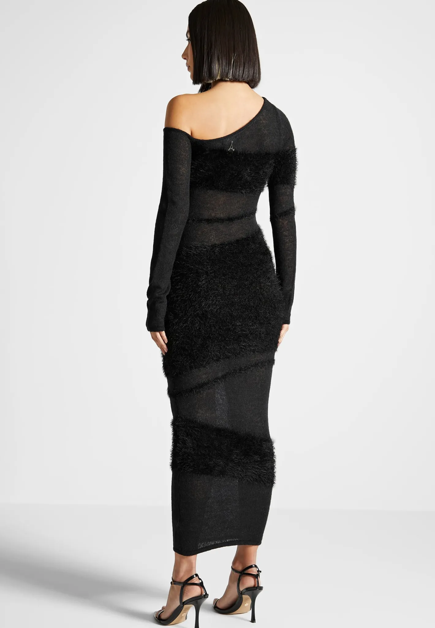 Off Shoulder Knitted Maxi Dress -^Manière De Voir Hot
