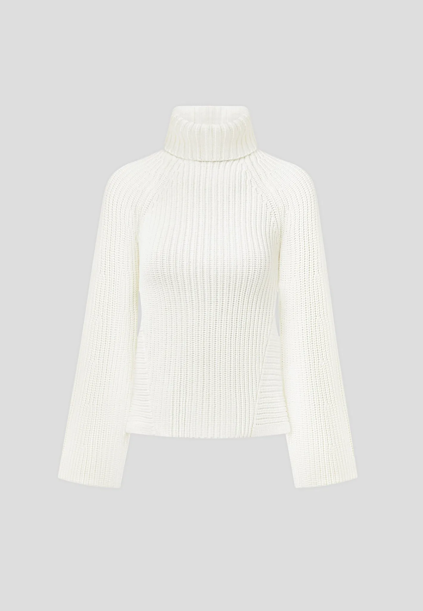 Open Back Knit Roll Neck Jumper - Off White^Manière De Voir Online