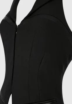 Open Back Waistcoat with Vegan Leather -^Manière De Voir Outlet