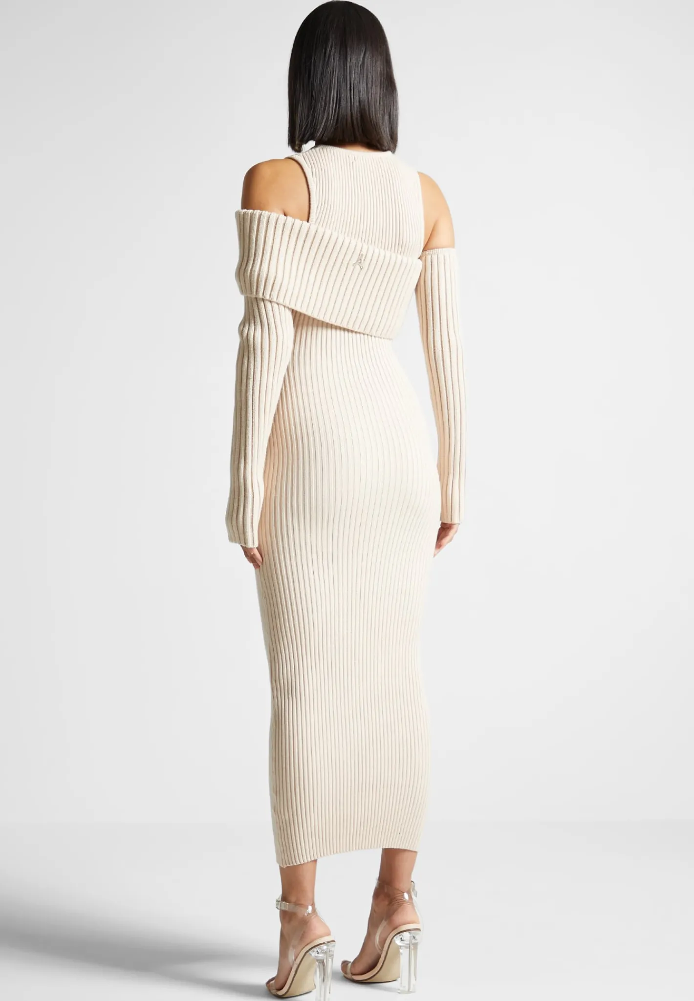 Overlay Knitted Midaxi Dress -^Manière De Voir Discount