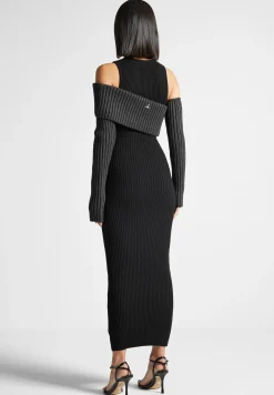 Overlay Knitted Midaxi Dress -^Manière De Voir New