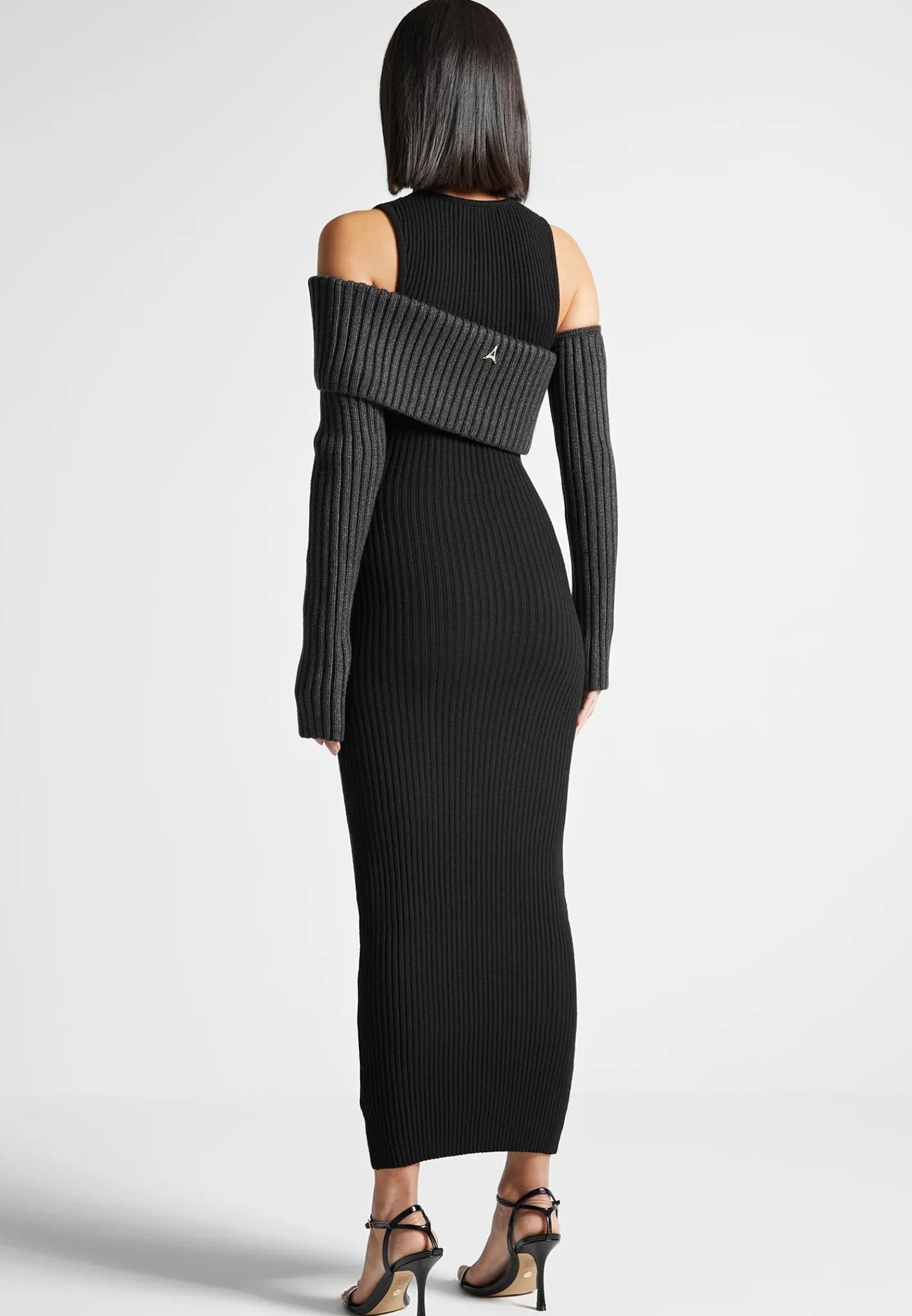 Overlay Knitted Midaxi Dress -^Manière De Voir New
