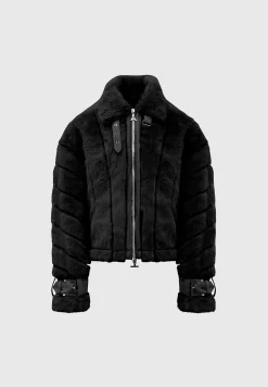 Oversized Ribbed Plush Jacket With Lapel -^Manière De Voir Outlet