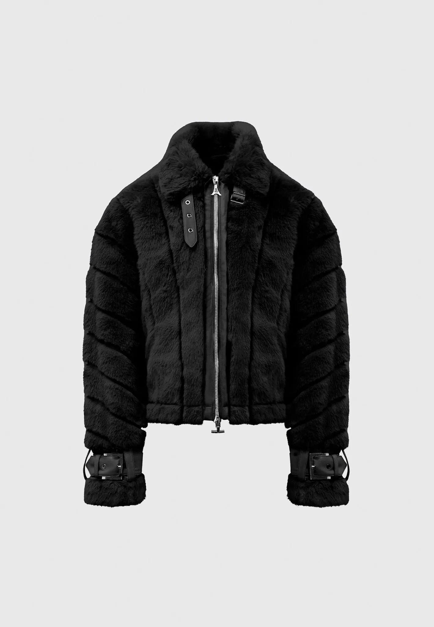 Oversized Ribbed Plush Jacket With Lapel -^Manière De Voir Outlet