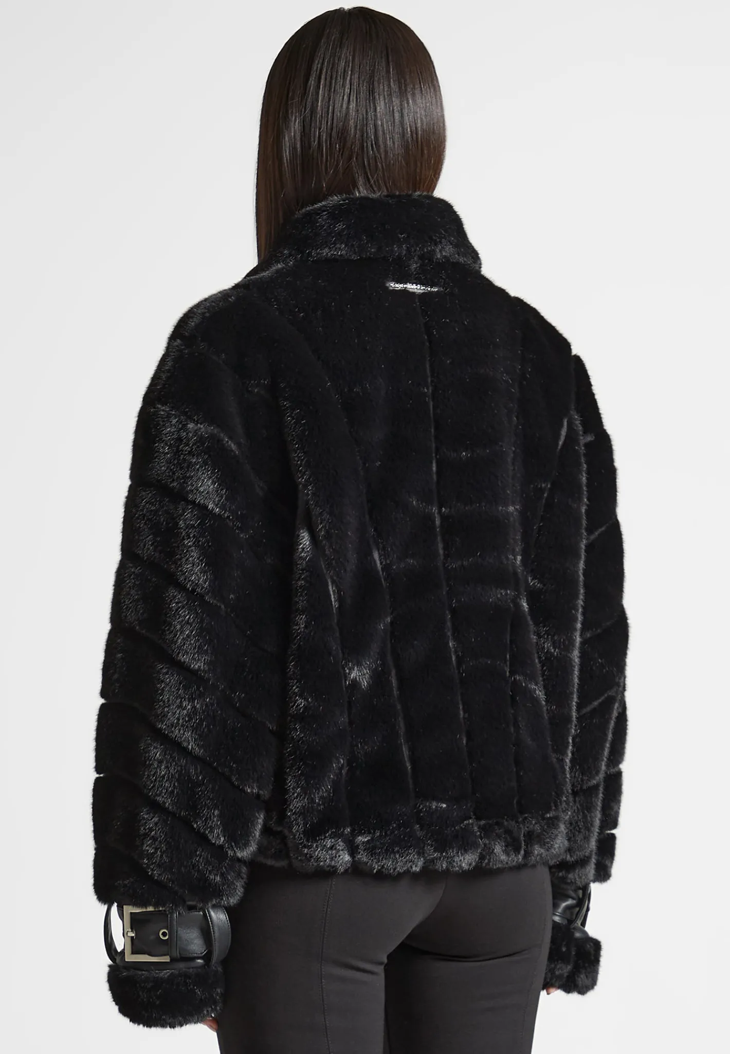 Oversized Ribbed Plush Jacket With Lapel -^Manière De Voir Outlet