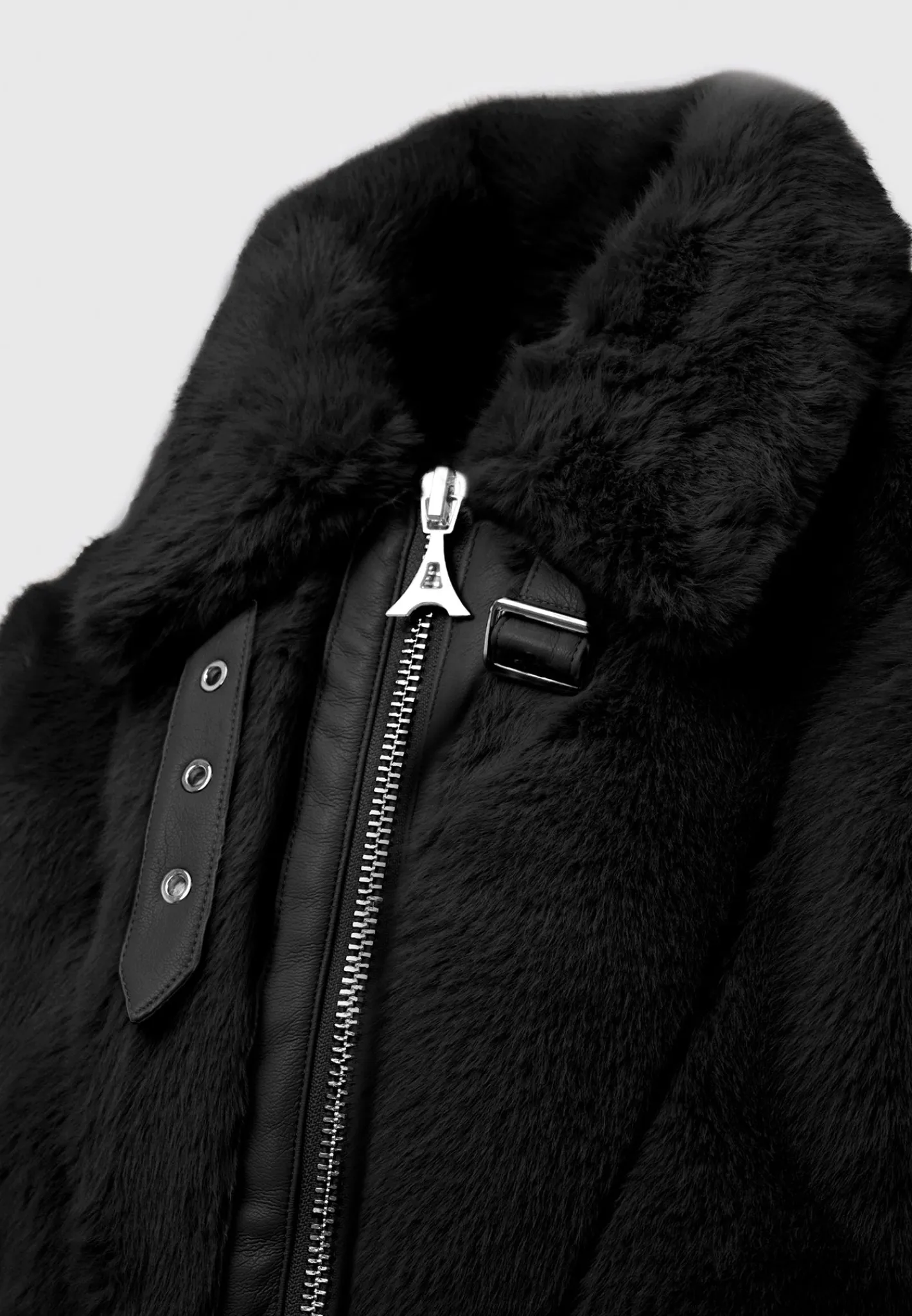 Oversized Ribbed Plush Jacket With Lapel -^Manière De Voir Outlet
