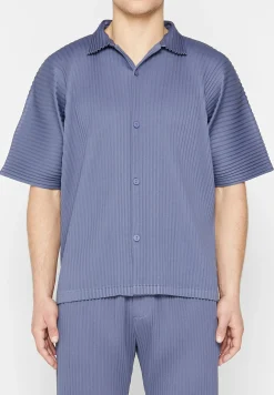 Pleated Shirt - Steel Blue^Manière De Voir New