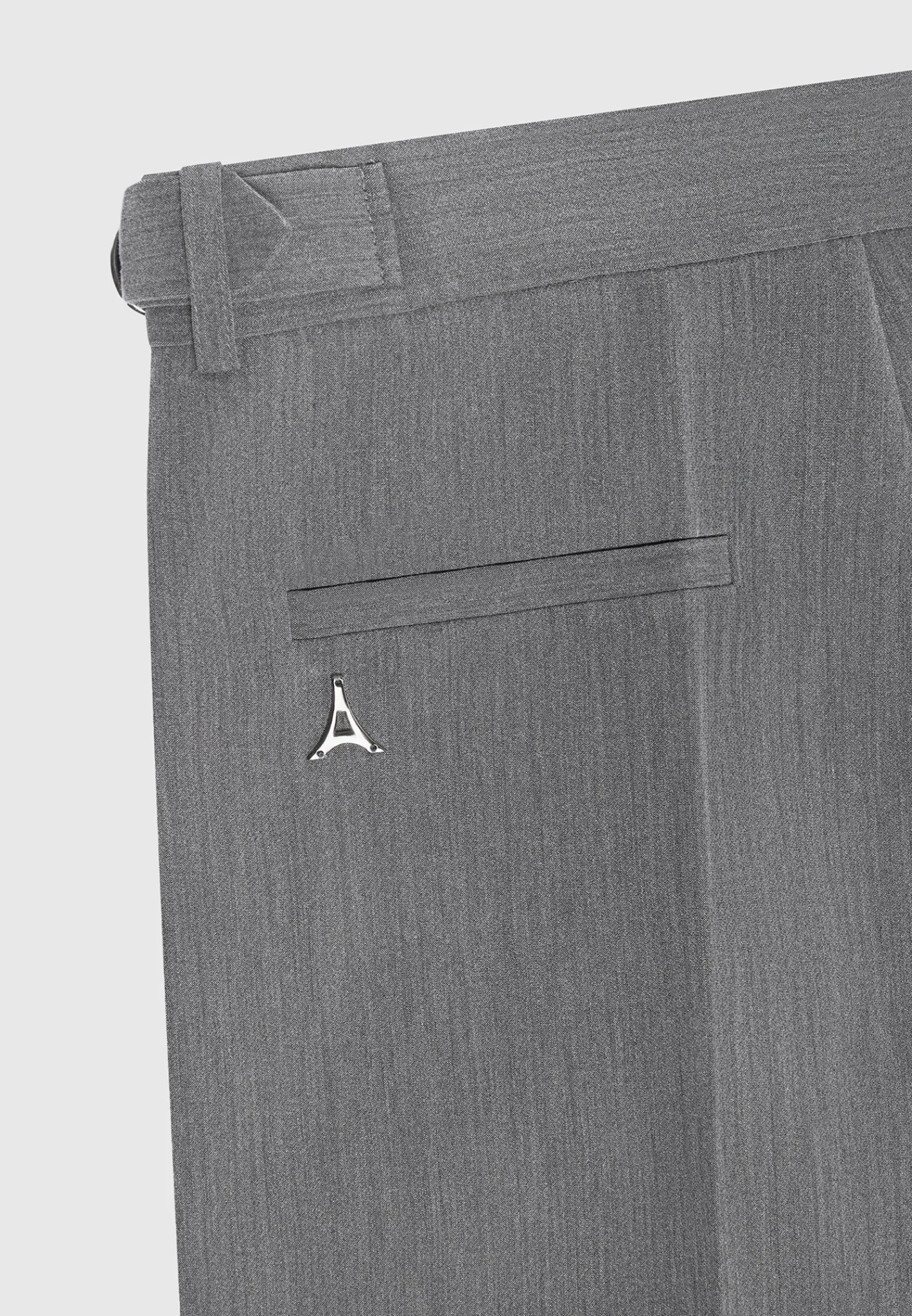 Pleated Tailored Trousers - Dark Grey^Manière De Voir Fashion