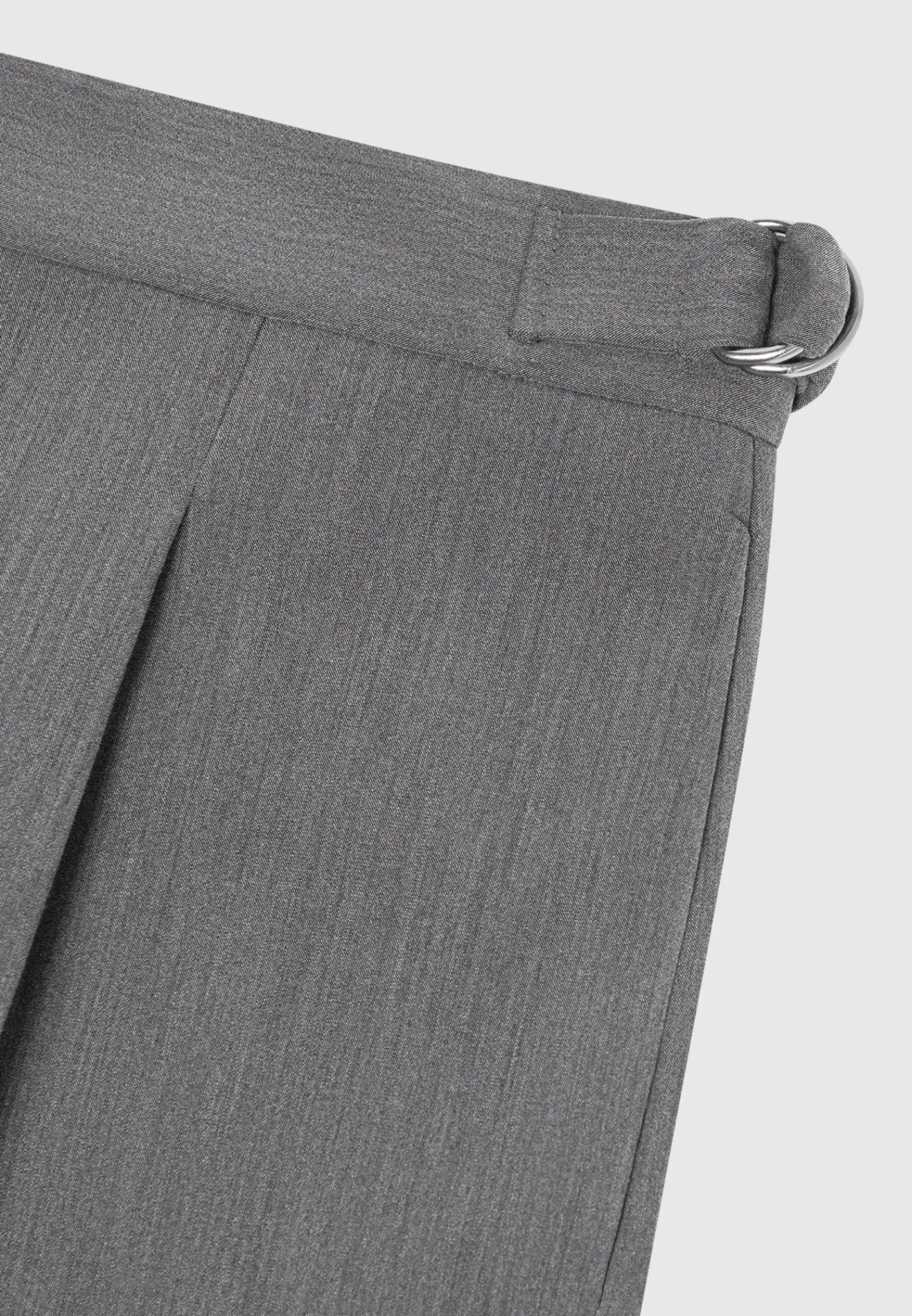 Pleated Tailored Trousers - Dark Grey^Manière De Voir Fashion