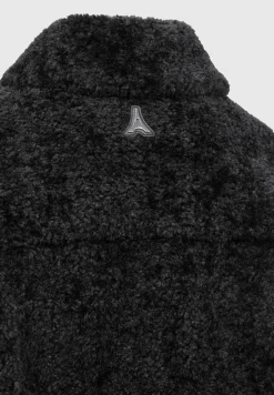 Plush Jacket With Vegan Leather Sleeves -^Manière De Voir Online