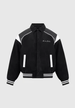 Raglan Corduroy Eiffel Varsity Jacket -^Manière De Voir Fashion