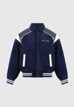 Raglan Corduroy Eiffel Varsity Jacket -^Manière De Voir Best