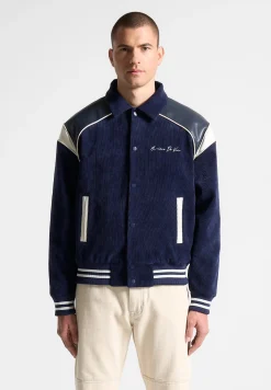 Raglan Corduroy Eiffel Varsity Jacket -^Manière De Voir Best
