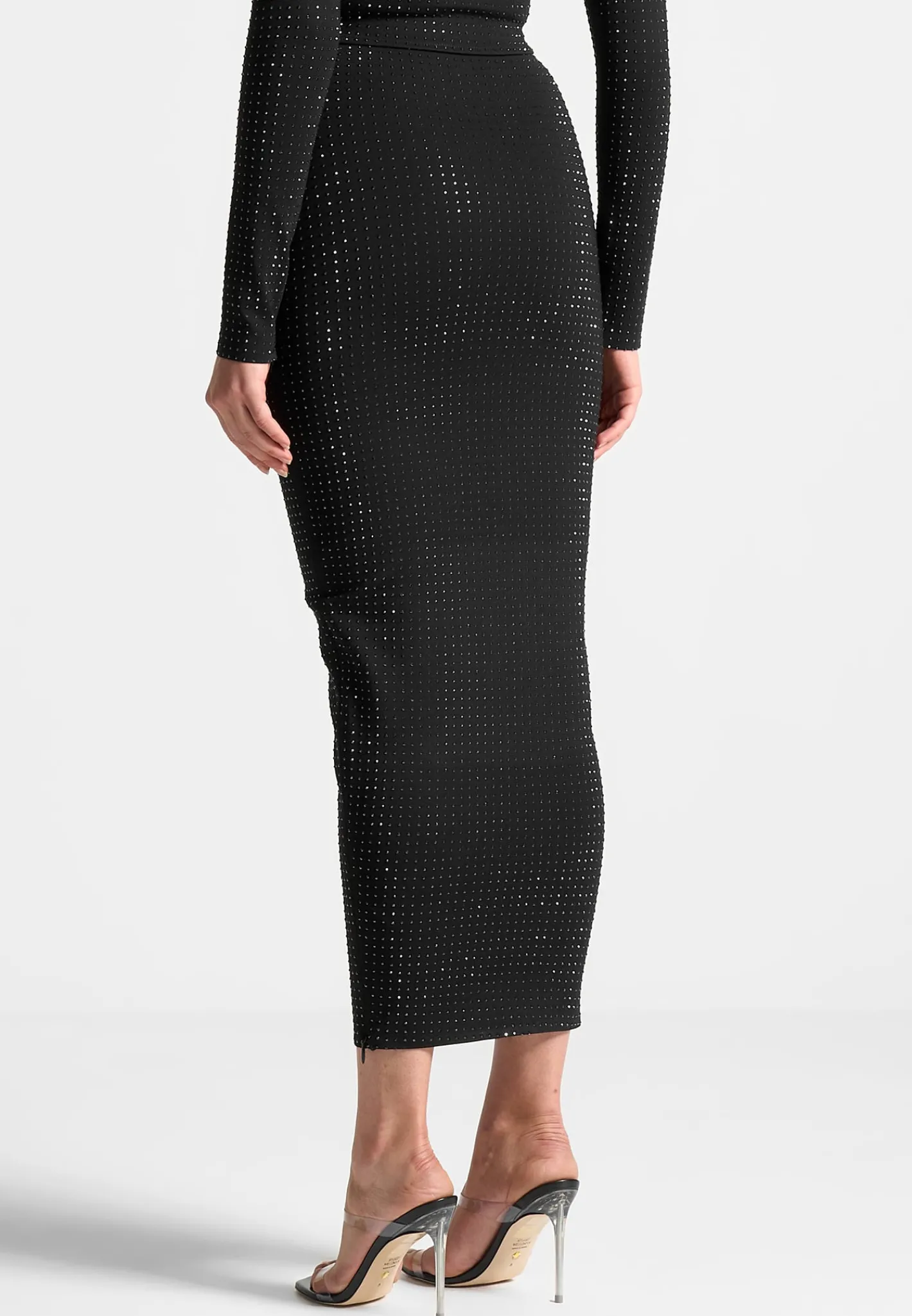 Rhinestone Bandage Midaxi Skirt -^Manière De Voir New