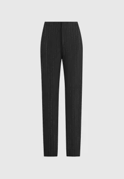 Rhinestone Tailored Straight Leg Trousers -^Manière De Voir Outlet
