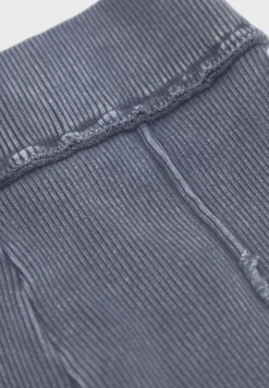 Ribbed Flared Leggings - Washed Blue^Manière De Voir Clearance