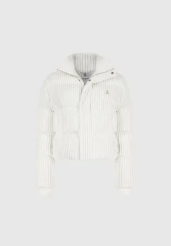 Ribbed Velour Puffer Jacket -^Manière De Voir Clearance