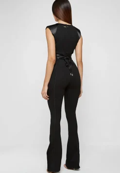 Satin Contour Flared Jumpsuit -^Manière De Voir Online
