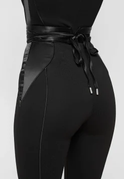 Satin Contour Flared Jumpsuit -^Manière De Voir Online