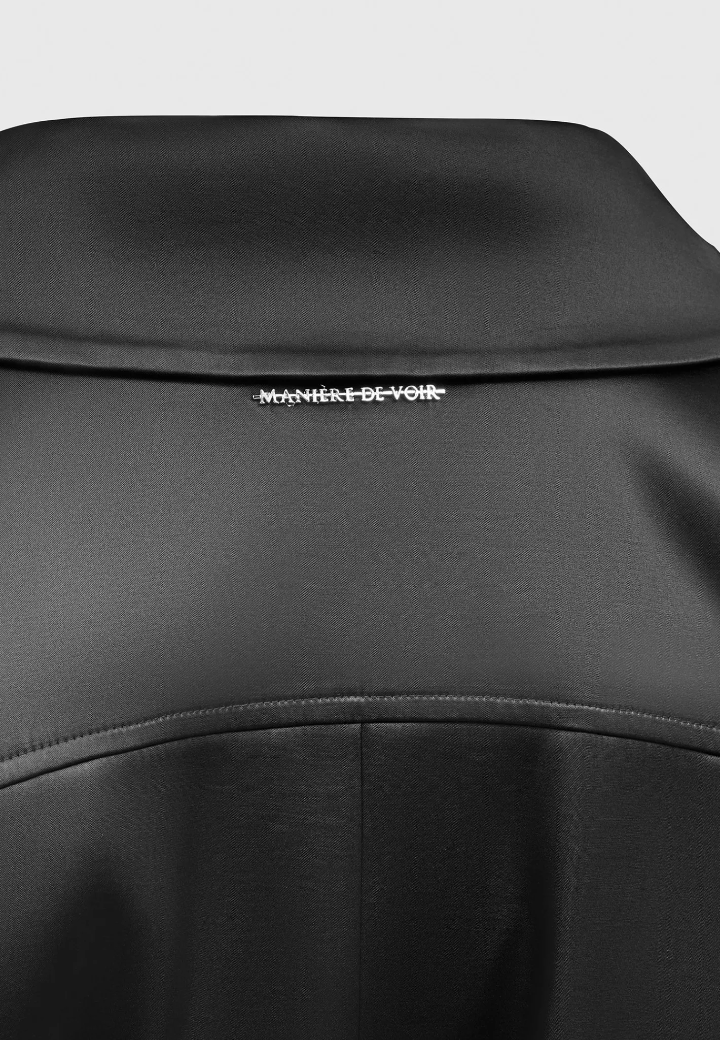 Satin Neoprene Longline Trench Coat -^Manière De Voir Online