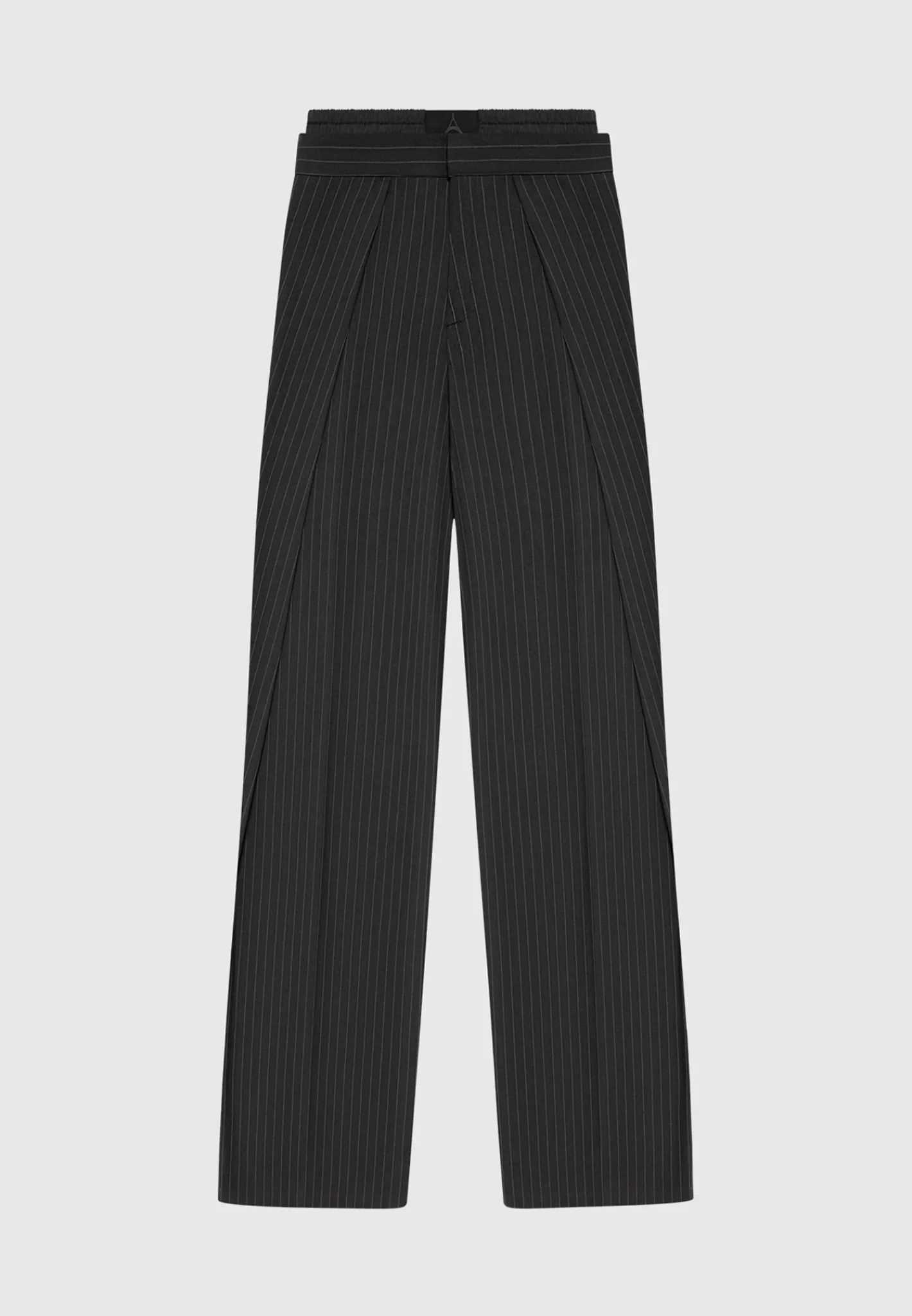 Satin Waistband Pinstripe Trousers -^Manière De Voir Discount