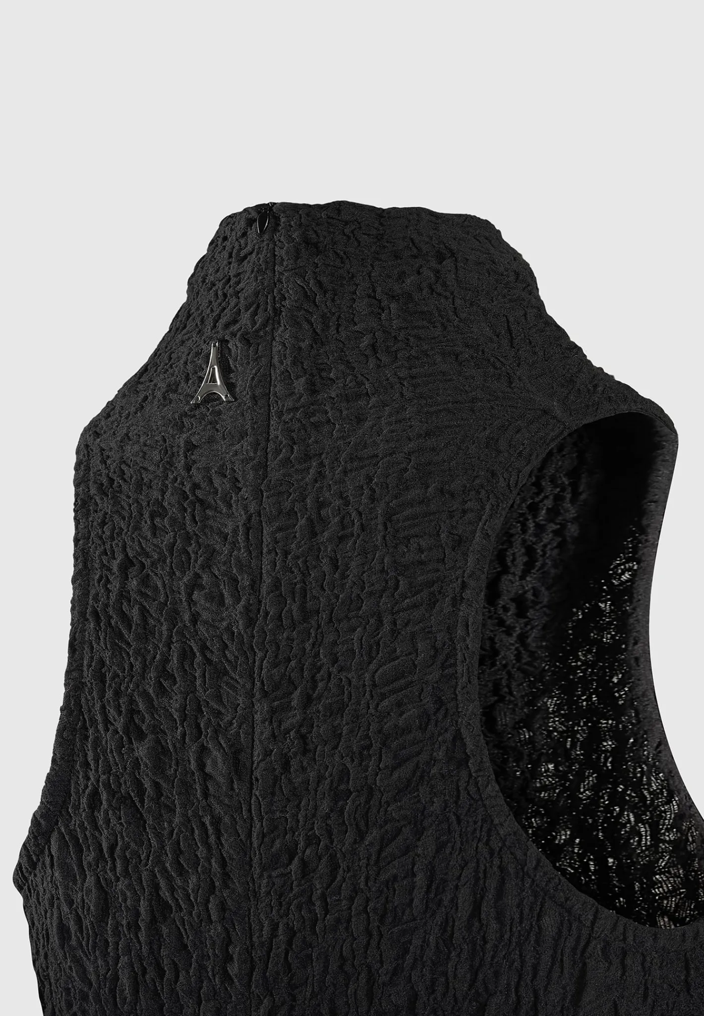 Seersucker Cowl Neck Bodysuit -^Manière De Voir Clearance